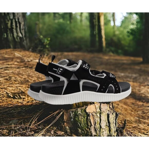 Casual Hiking Sandals Men\'s Black White Athletic Sports Walking Fisherman Shoes main image 8